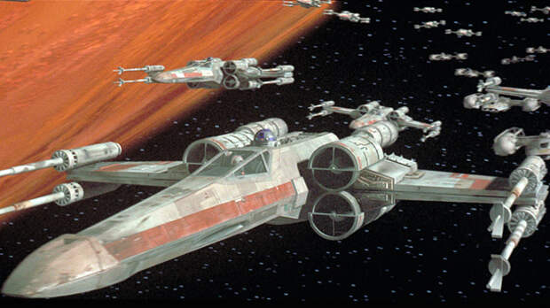 X-Wings and Y-Wings at Star Wars' Battle of Yavin