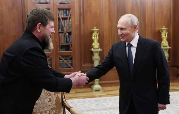 Путин провел встречу с главой Чечни Кадыровым