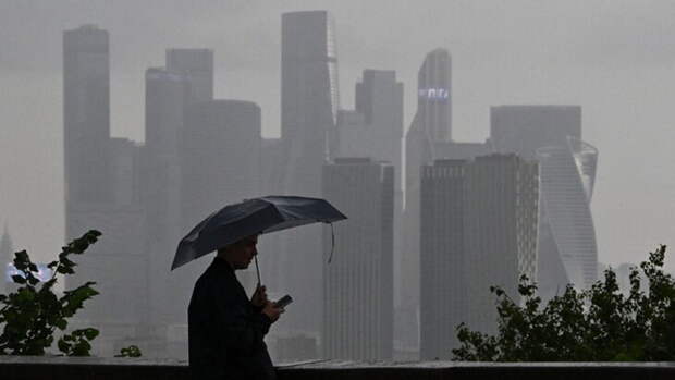 Москве предсказали сильный ливень в субботу