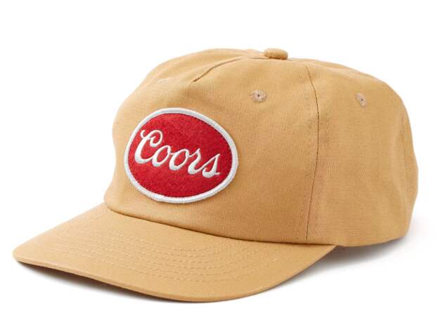 Huckberry x Coors Banquet Canvas Snapback Hat; shop Huckberry Memorial Day Sale