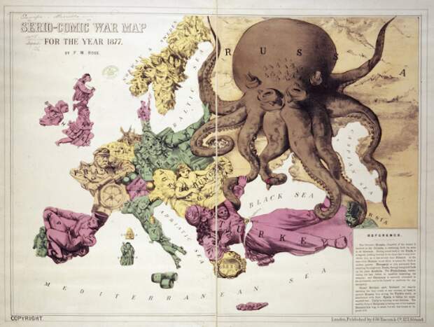 Карикатура 1877 года. Фото: www.globallookpress.com