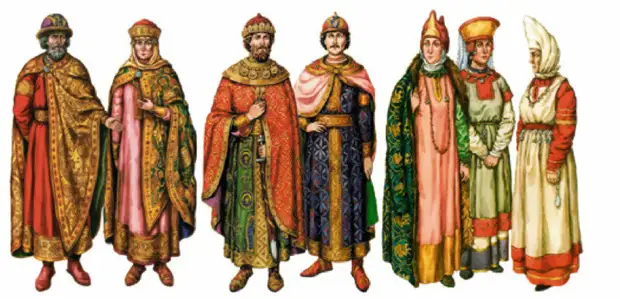 Одежда в 12 веке