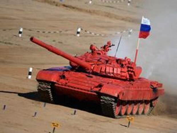 Россия выиграла в "танковом биатлоне"