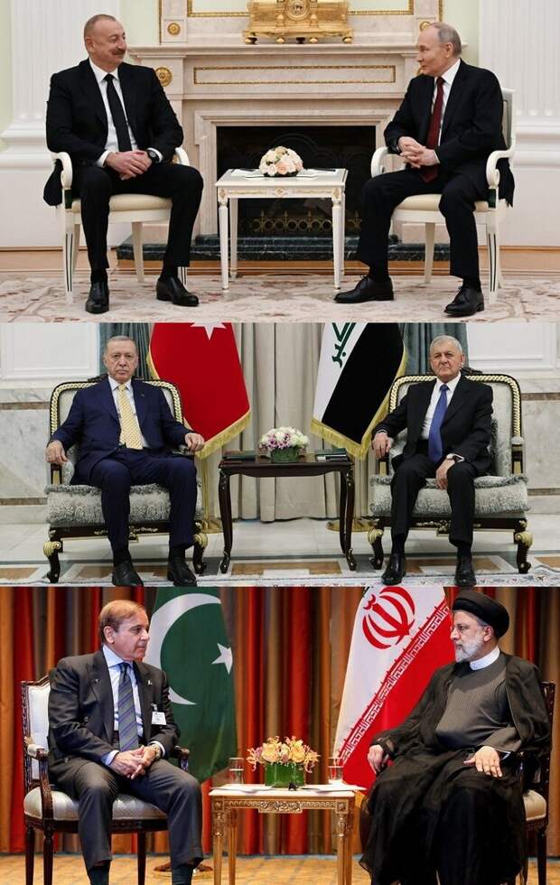 22 апреля стал уникальным днем для мировой политики, лидеры шести стран фактически одного региона, одновременно, провели три двухсторонние встречи.-2
