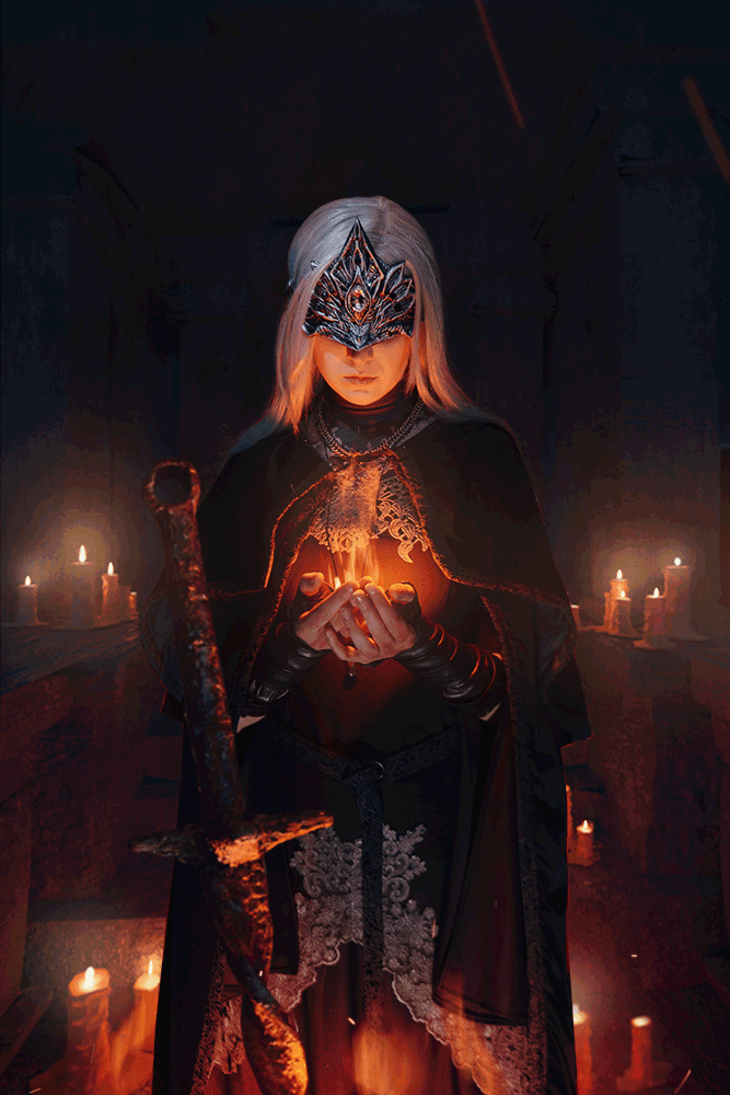 Пламенный косплей Хранительницы огня из Dark Souls 3 - Изображение 1