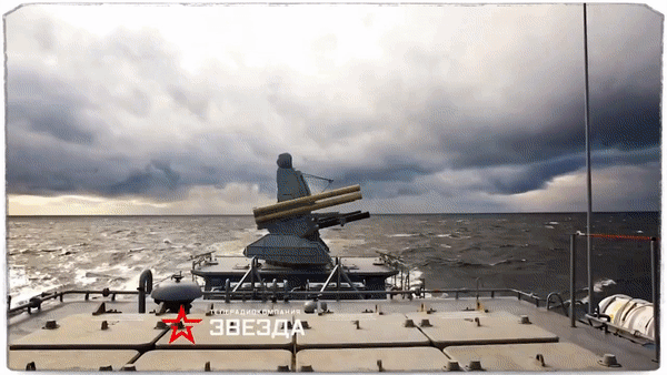 Источник: ТК Звезда. На корабле имеется АК-176МА исполнение 1, что значит применение технологии "Стелс", как и корпус корабля в целом. Считается, что новая установка будет эффективной при отражении налёта дозвуковых ПКР, что ещё один бонус в копилку "Каракурта".