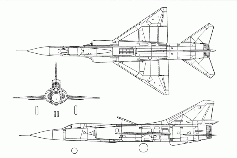 Экспериментальный истребитель с УВП МиГ-23ПД