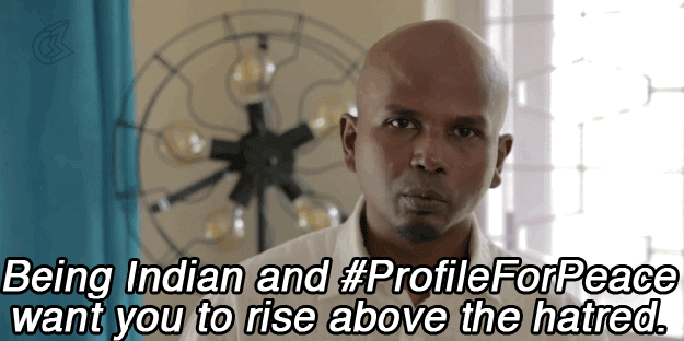 The video also features Ram Subramanian of #ProfileForPeace, a photo-project which went viral last year and encouraged several South Asians to share messages of Indo-Pak peace.