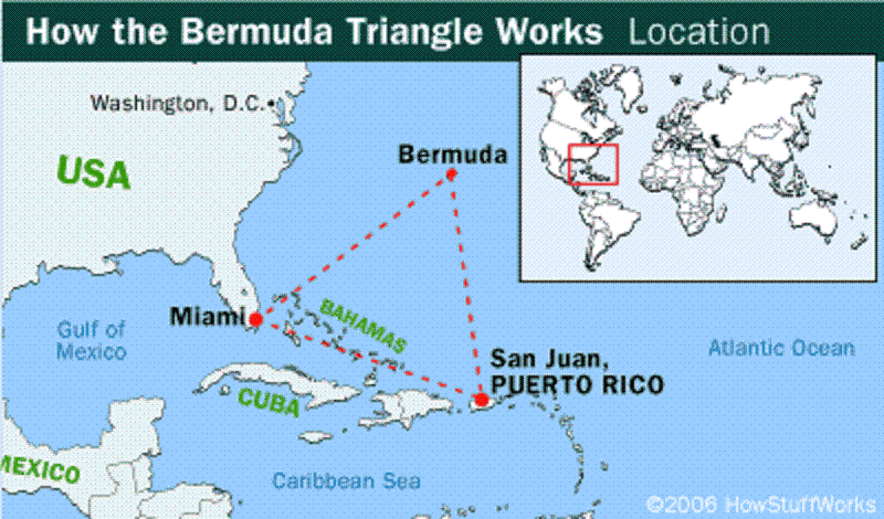 Бермудский треугольник треугольник, психо, природа
