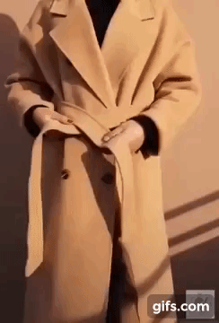 Как красиво завязывать пояс на пальто